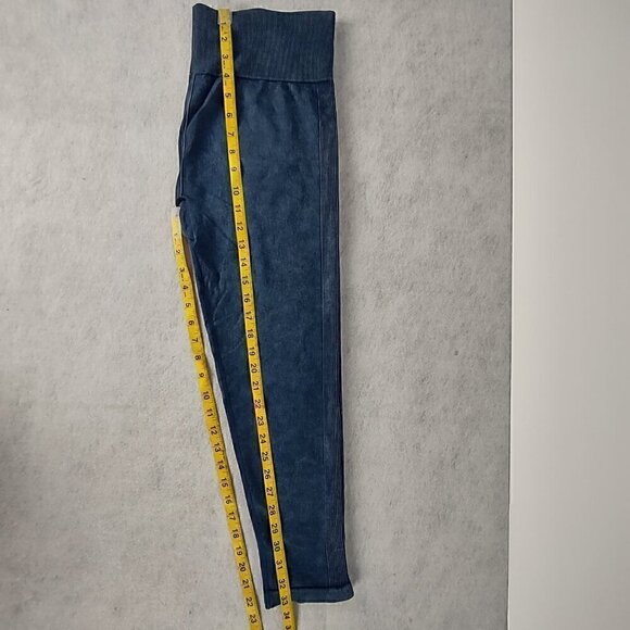 No Boundaries Blue, Waist Slimming Pull On Ankle Leggings, Capris Size XXL (19) - Picture 6 of 9